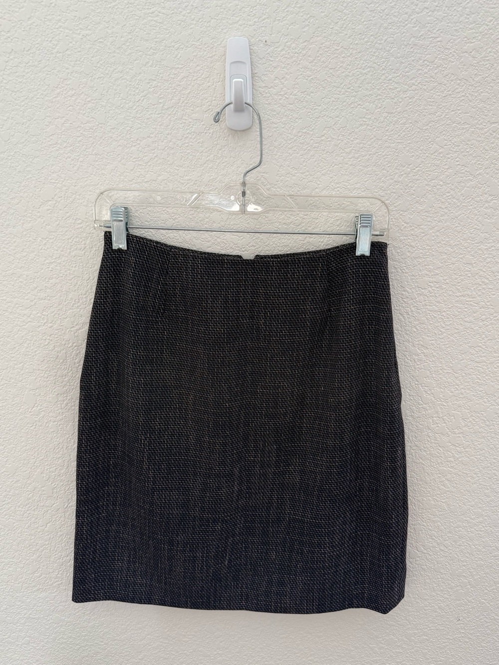 Elegant Black Women's Skirt with Cream Detailing